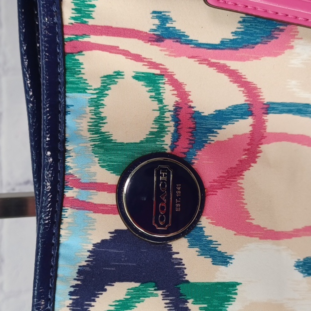 Coach Ikat Signature Vintage Carry All C1380-F24453 - Picture 3 of 15